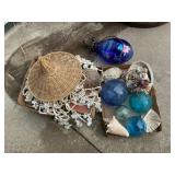 Decor Items with Glass Floats