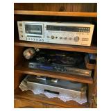 Electronics Lot with Panasonic Receiver, Quasar CD