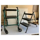 Cosco Step Ladder and Rolling Walker
