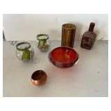 Glass, Metal, and Ceramic Decorative Lot