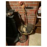 Fireplace Tools Set with Decorative Accessories