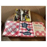 Better Homes Cookbooks with Utensils