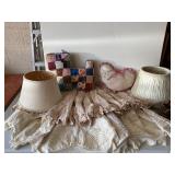 Textiles, Lampshades, and Plush Items