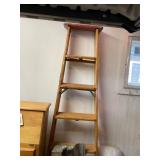 Wooden Extension Ladder and Accessories