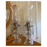 Glass Table Lamps with Prisms