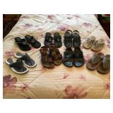 Size 8 Sandals by Minnetonka, Birkenstock, and Mor