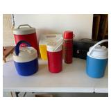 Vintage Coolers and Thermal Items