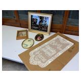 Five Framed Decorative Wall Hangings