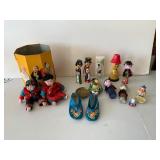 Asian Dolls, Shoes, Box, and Decor