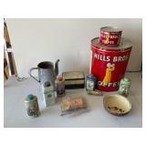 Vintage Tins and Collectibles Lot