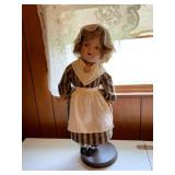 21-Inch Standing Doll with Lace Bonnet
