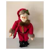 Rubber-Faced Santa Claus Figure