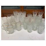 Cut and Clear Glass Drinkware Collection