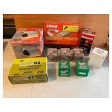 Automotive Oil and Air Filters & Pads Lot