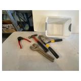 Crimping Tool, Ratcheting Cable Cutter Hand, Four