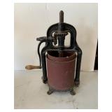 Cast Iron and Steel Fruit Press