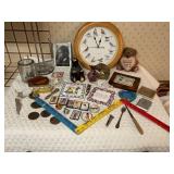 Bearfoot Figurine, Bird Clock, and Various Decor I