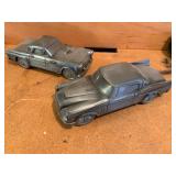 Metal Car Bank Models, Pair