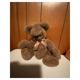 Raikes Bear Plush with Wood Face