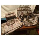 Jordache Floral Tapestry Luggage Set