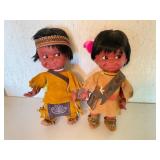 Native-Inspired Dolls in Suede Attire
