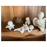 Porcelain Angel and Cherub Figurines