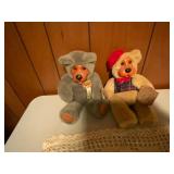 Raikes Bears Plush with Wooden Features