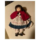 1985 Zasan Midori Musical Porcelain Doll in Costum