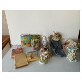 Figurines, Books, and Decorative Items