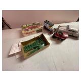 Vintage Model Cars and Train Set