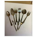 Oneida and Wm Rogers & Son Serving Utensils, Silve