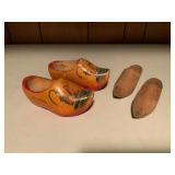 Painted Wooden Dutch Clogs