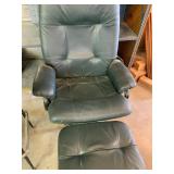 Swivel Recliner and Ottoman Set