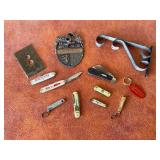 Vintage Coke, Winchester, U.P. Pocket Knives and D