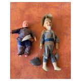 Vintage Asian Dolls with Accessories
