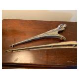 Vintage Chrome Hood Ornament Parts