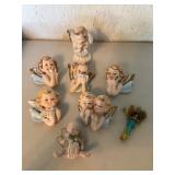 Napo/Teco Hand-Painted Angel Figurines and Decorat