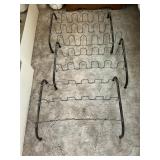 Three Metal Shoe Racks