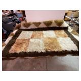 Patchwork Sheepskin Rug, Approx. 7444³