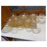 Pressed and Cut Glass Bowls