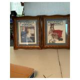 Framed 1918-1919 Magazine Prints