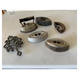 Vintage Cast Iron Irons