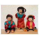 Three Asian-Inspired Dolls