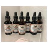 Six Herbal Tinctures with Droppers