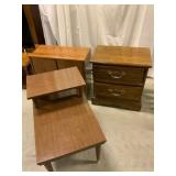 Three-Piece Assorted Wood Furniture Set