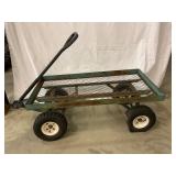 Metal Utility Cart with Handle