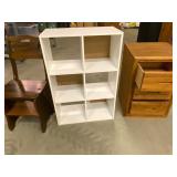 Furniture Lot: Cabinet, Shelf, and Chair