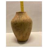 Earthenware Vase with Rounded Body