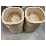 Carved Marble Planters