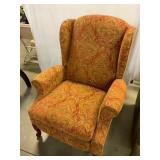 Vintage Reclining Wingback Chair